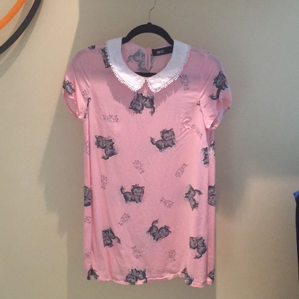 Pink Cat Dress